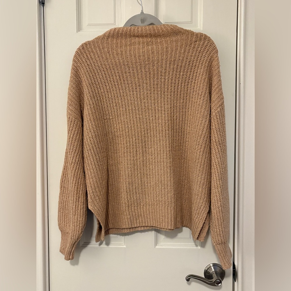 Rachel Zoe Oversized Mock Neck Chunky Knit Sweater - Picture 10 of 13